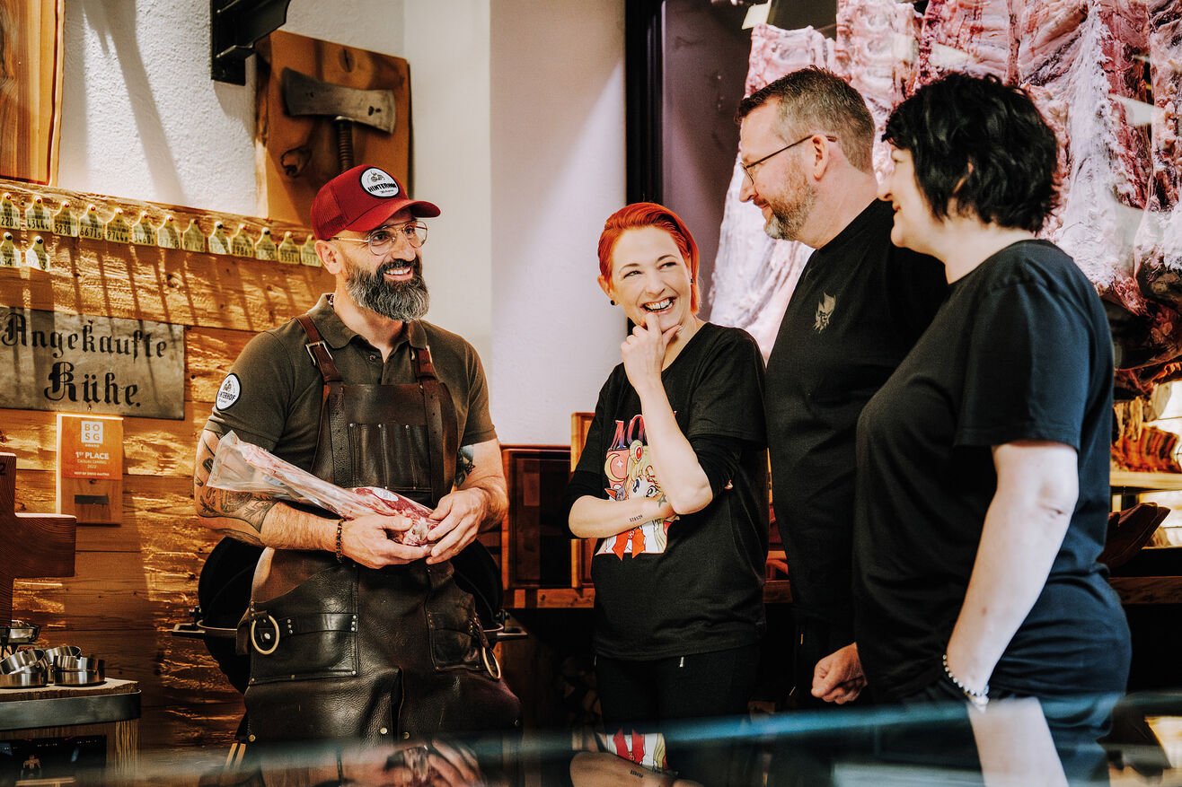Zu Besuch bei Michael Vogt in der Hinterhofmetzgerei.