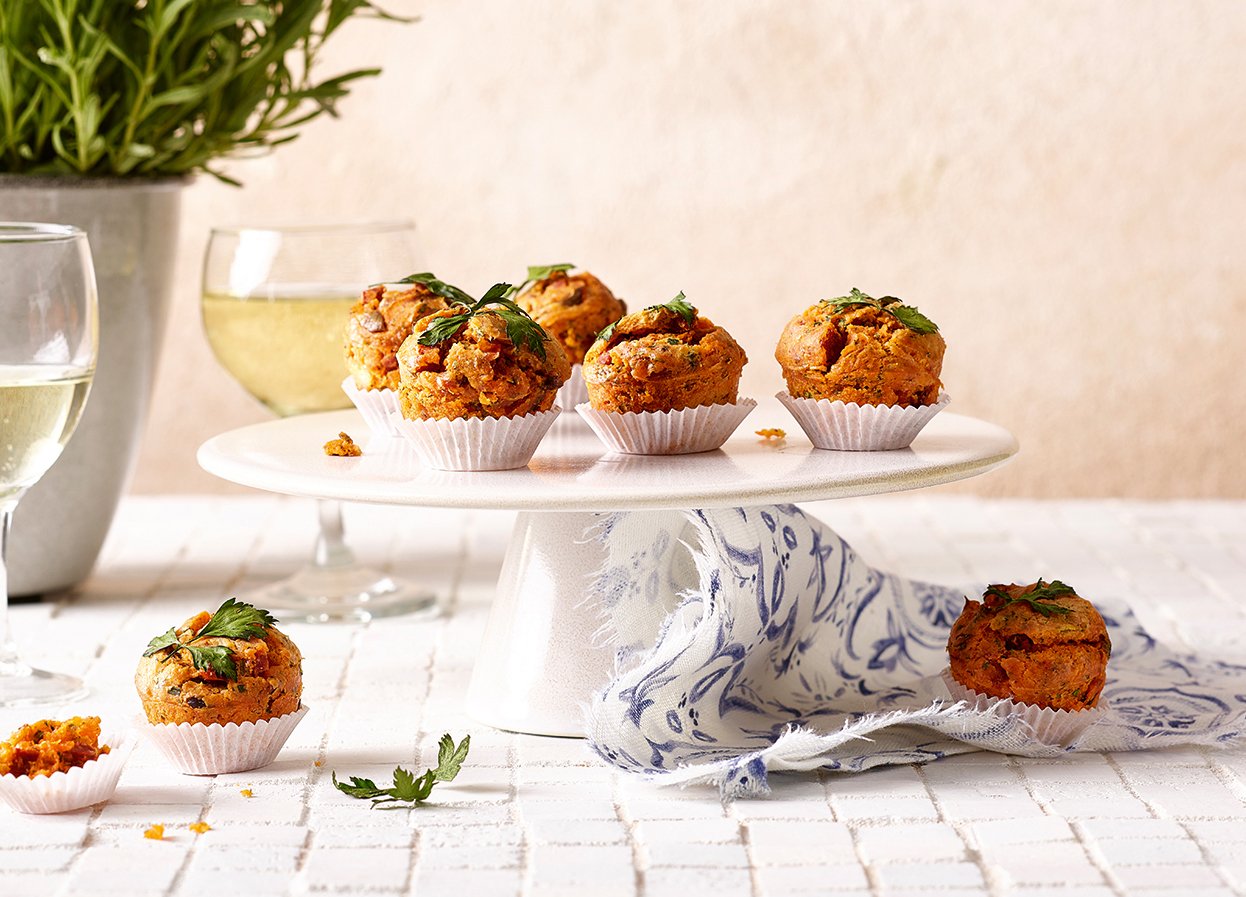 Mini-Muffins mit Chorizo