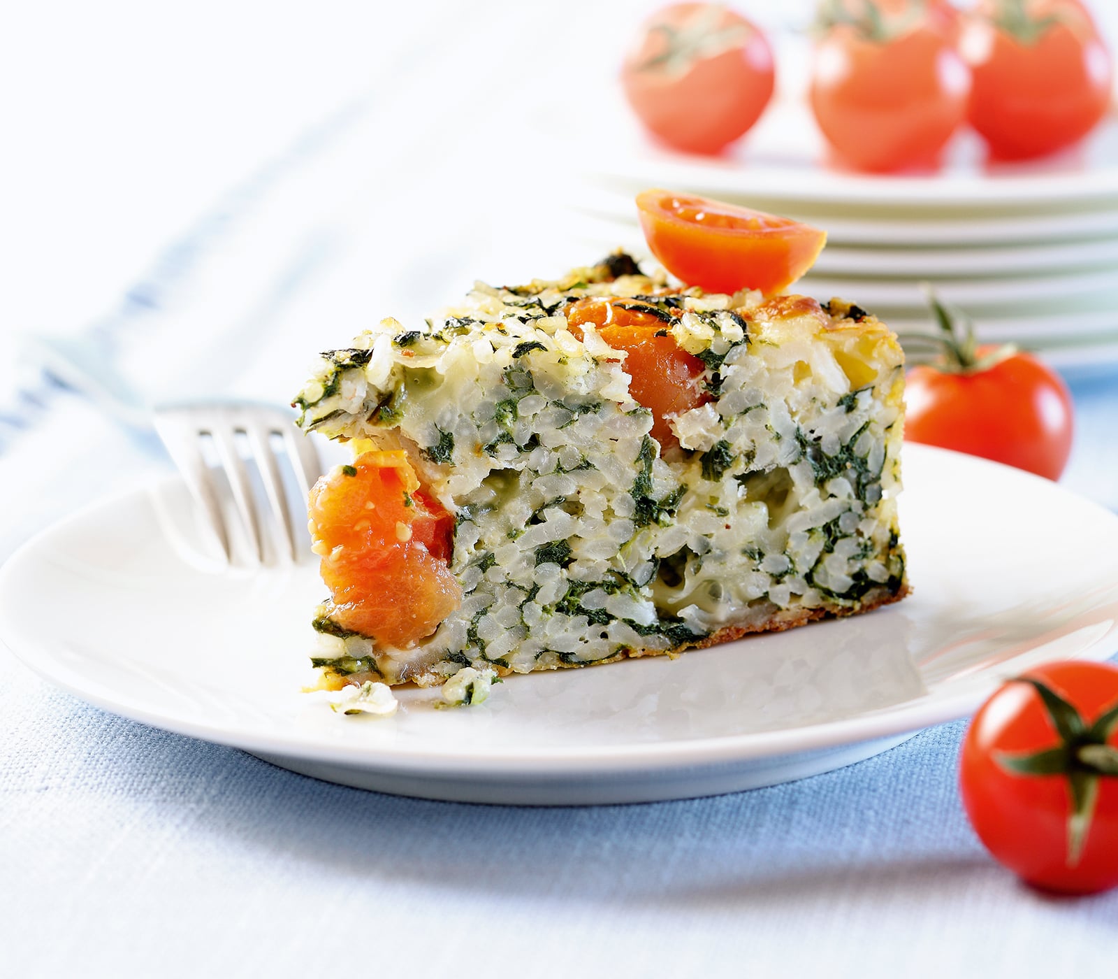 Risotto-Torte mit Spinat, Tomaten und Mozzarella | Einfach Kochen by ...