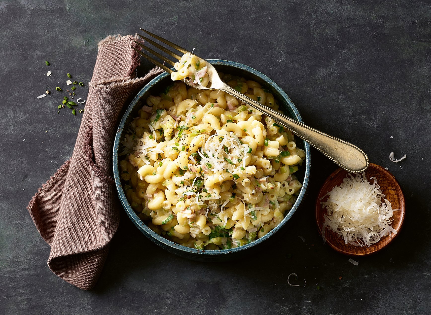 Hörnli mit Lauch und Schinken | Einfach Kochen by Meta Hiltebrand | Rezepte